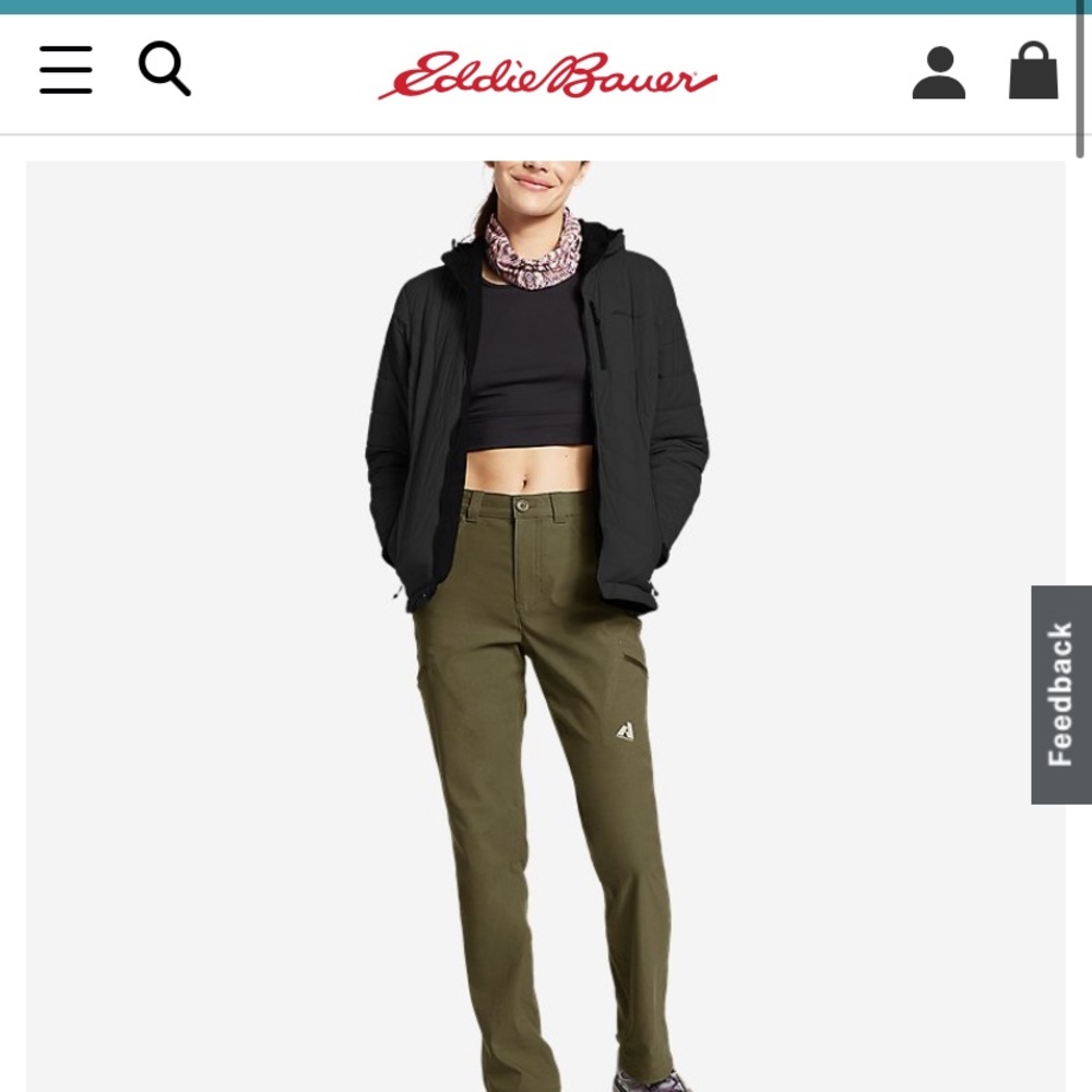 Eddie Bauer First Ascent Women's Guide Pro High Rise Pant (slate green)
